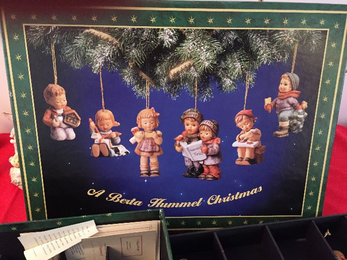 A Berta Hummel Christmas Box Set of 36 Christmas Ornament 1999 NIB