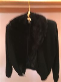 Fur Collared Vintage Sweater