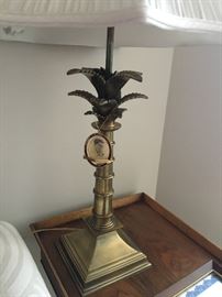Pair of Frederick Cooper Brass Pineapple lamps