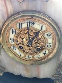L. Marti Marble Mantle clock