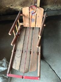 Vintage Pull Sled for young Child