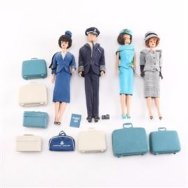 vintage flight attendant barbie