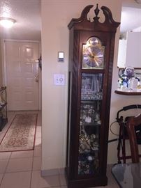 Howard Miller Grandfather Curio Clock