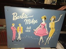 1963 Barbie & Midge Doll Case