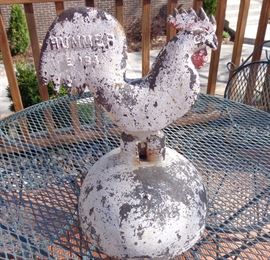 Hummer cast iron rooster windmill weight