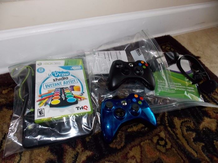 Xbox 360 remotes and udraw Game Tablet and more