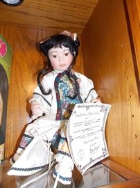 Show Stoppers Inc. Lotus porcelain Doll