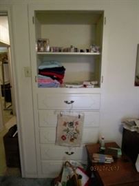 Built in cabinet with drawers