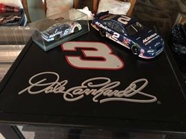 400-500 Nascar Collectible Cars & Many Display Cases