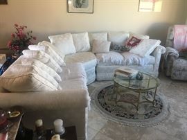 Very clean Thomasville sectional sofa