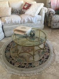 Very nice brass coffee table