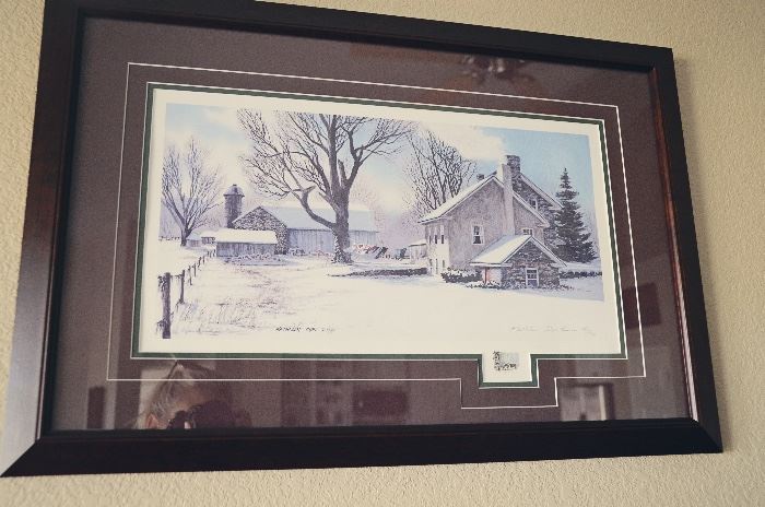 Kathleen Cope Ruoss lithograph, signed and numbered
