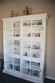 Crate and Barrel Stackable Display/Storage Cabinet