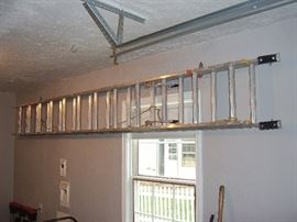 24 ft aluminum extension ladder.