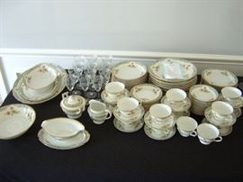 Set of Monarch china, service for 12.