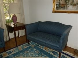 Baker inlaid Mahogany Drop-Lear Pembroke table..one of a pair
