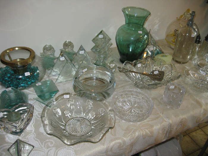 Fancy Glassware, Bowls and more