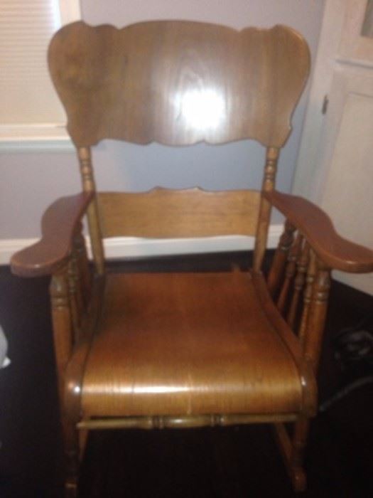Beautiful antique rocking chair.