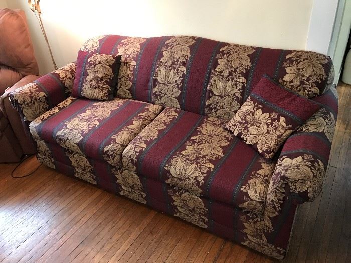 Sofa with excellent condition fabric