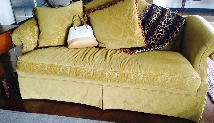 Camel back sofa - very comfy