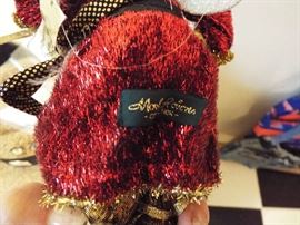 Label of Christmas elves