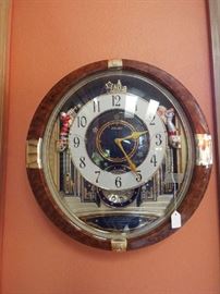 Seiko, movable & musical clock, six songs