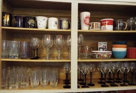 Glassware, etc