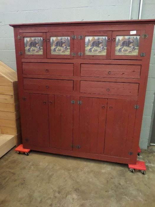LARGE COUNTRY CABINET