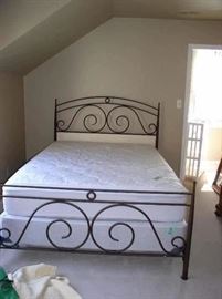 QUEEN BED MATTRESS NOT INCLUDED