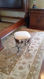ORNATE VANITY STOOL