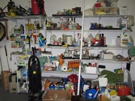 LOTS OF CLEANING AND GARDENING SUPPLIES