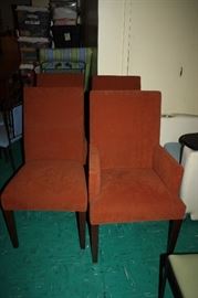 8 CRATE N BARREL DINING CHAIRS
