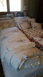 Bed spreads, shams, pillows