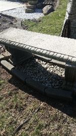 Concrete bench, there are 2 of these