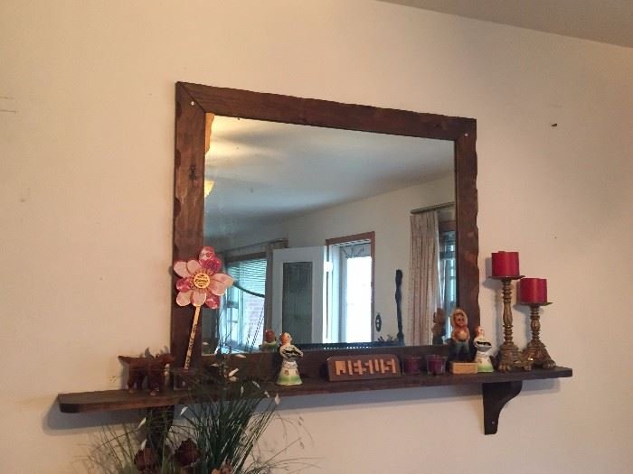 Wall Mirror & shelf