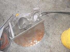 large concrete saw