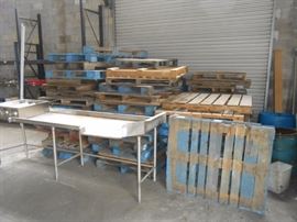 lots of pallets
