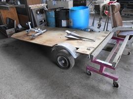 small trailer and seadoo stand
