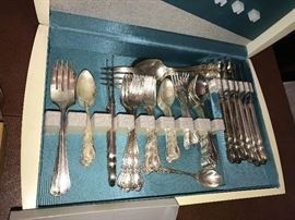 SILVERPLATED FLATWARE