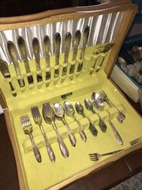 SILVERPLATED FLATWARE
