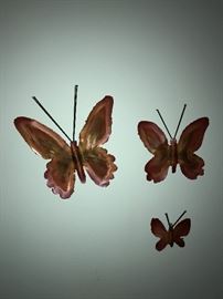 BUTTERFLIES-METAL WALL ART