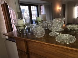 GLASSWARE, CANDY DISHES