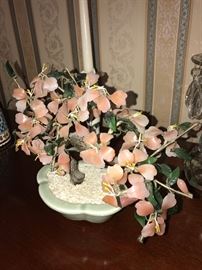 ORIENTAL JADE GEMSTONE BONSAI TREE