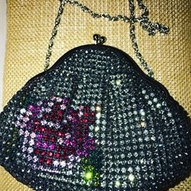 JOHANN BECKER SPARKLING RHINESTONE HANDBAG / EVENING CLUTCH