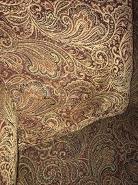 JACQUARD FABRIC LOVE-SEAT WITH PULL-OUT SLEEPER