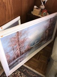 OIL ON CANVAS- FRAMED ART