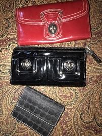 COACH, KATE SPADE AND MARC JACOBS WALLETS