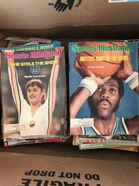 VINTAGE SPORTS ILLUSTRATED AND MAD MAGAZINES , COMIC BOOKS AND MORE