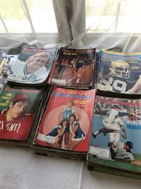 VINTAGE SPORTS ILLUSTRATED AND MAD MAGAZINES , COMIC BOOKS AND MORE
