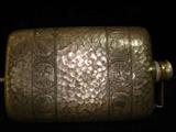 Dated 1923, Apollo Silver Co. "Dutch Art" design Silver(?) flask